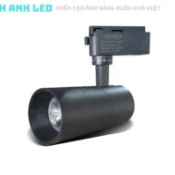Đèn led rọi ray 10w 815 kt : 47x120mm vỏ đen AS trung tính