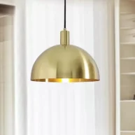 Đèn thả vàng nghệ thuật  E27 KT 300 x H250mm