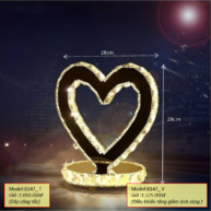 Đèn bàn pha lê cao cấp  DB147