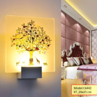 Đèn led gắn tường tranh nghệ thuật C6442