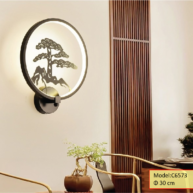 Đèn led gắn tường tranh nghệ thuật 6573
