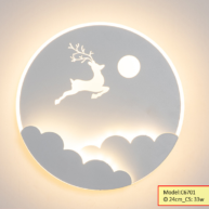 Đèn led gắn tường tranh nghệ thuật 6701