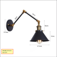 Đèn led gắn tường nội thất cổ điển DT1221