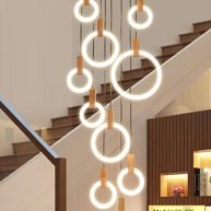 Đèn thả thông tầng pha lê thiết kế hiện đại sang trọng HTK026 D40