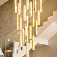 Đèn thả thông tầng pha lê thiết kế hiện đại sang trọng HTK030.2 D25