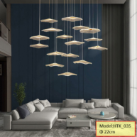 Đèn thả thông tầng pha lê thiết kế hiện đại sang trọng HTK035