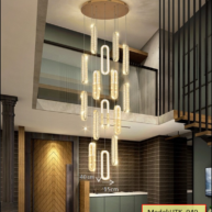 Đèn thả thông tầng pha lê thiết kế hiện đại sang trọng HTK040