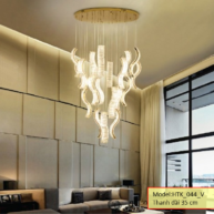 Đèn thả thông tầng pha lê thiết kế hiện đại sang trọng HTK044