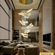 Đèn thả thông tầng pha lê thiết kế hiện đại sang trọng HTK046