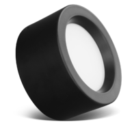 Đèn led ốp trần  9w D120x70mm vỏ đen AS 3 màu