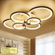 Đèn ốp trần cao cấp trang trí phòng khách MN007 D81 3 chế độ sáng