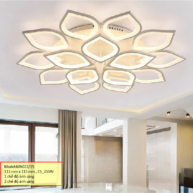 Đèn ốp trần cao cấp trang trí phòng khách MN0022  3 chế độ sáng