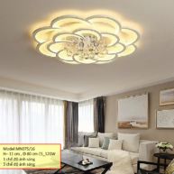 Đèn ốp trần cao cấp trang trí phòng khách MN075 3 chế độ sáng