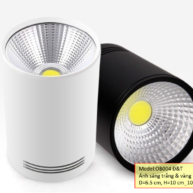 Đèn led ốp trần OBB04 10w D65x100mm vỏ trắng AS trắng