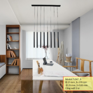 Đèn thả nghệ thuật TN047 H540