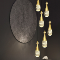 Đèn thả thông tầng pha lê thiết kế hiện đại sang trọng HTK31