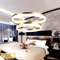 Đèn chùm thả vòng đan xen trang trí hiện đại TV2D 40x60