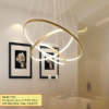 Đèn chùm thả vòng đan xen trang trí hiện đại 40x60x80