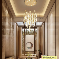 Đèn thả thông tầng pha lê thiết kế hiện đại sang trọng HTK061