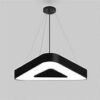 Led thả văn phòng tam giác 60w kt 600x60 vỏ đen AS trắng