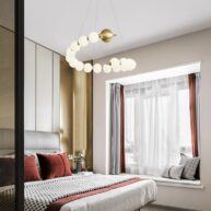 Đèn thả thông tầng pha lê thiết kế hiện đại sang trọng HTK  (Hàng đặt)